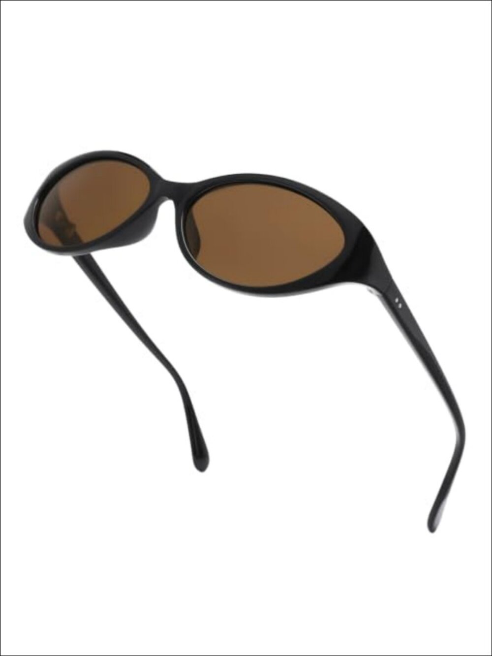 Polarized Oval Retro Sunglasses UV400 Lightweight Full-Frame Women's Shades